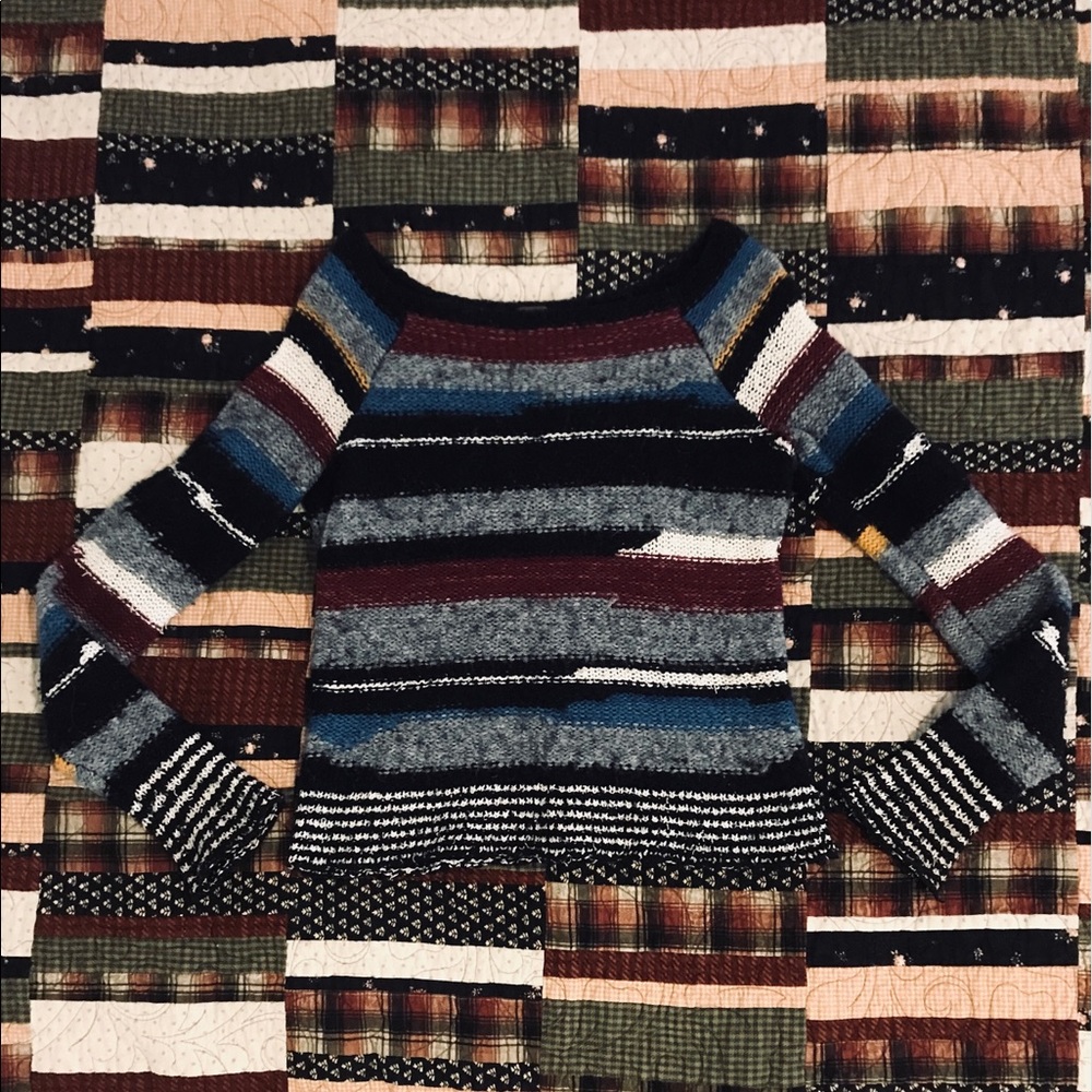 XX SOLD XX Free People || Multi Colored Sweater